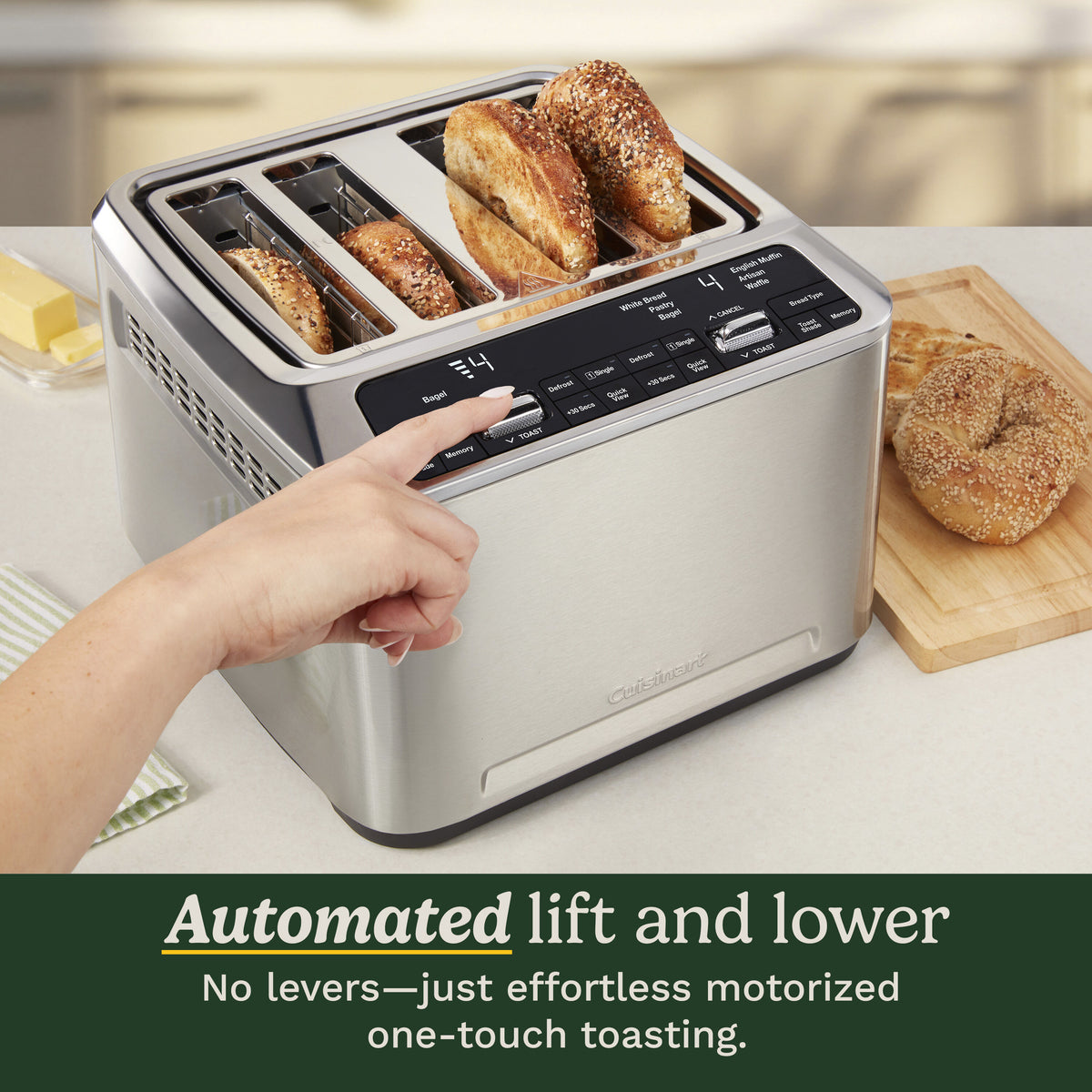 4-Slice Motorized Digital Toaster | Cuisinart Appliances