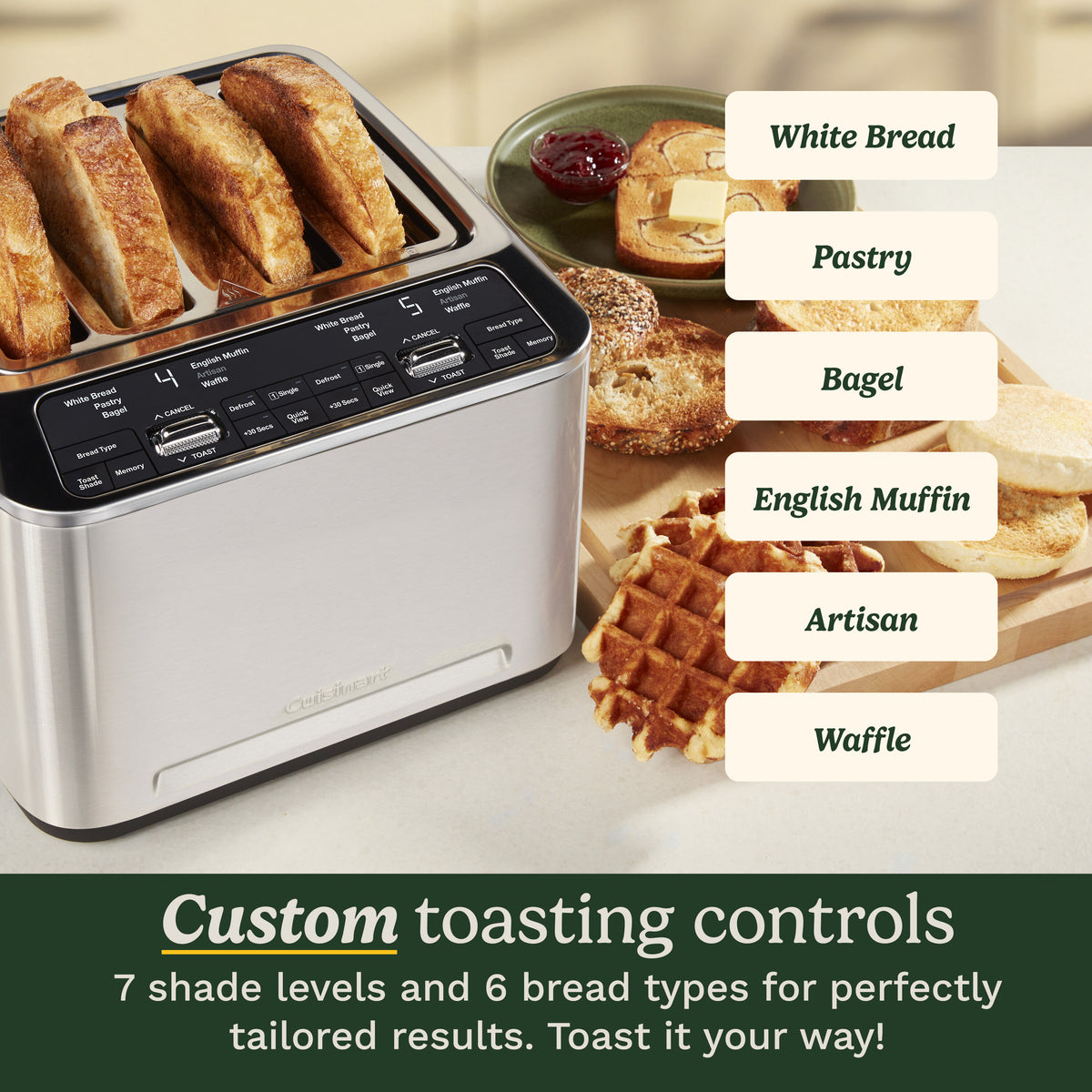 4-Slice Motorized Digital Toaster | Cuisinart Appliances