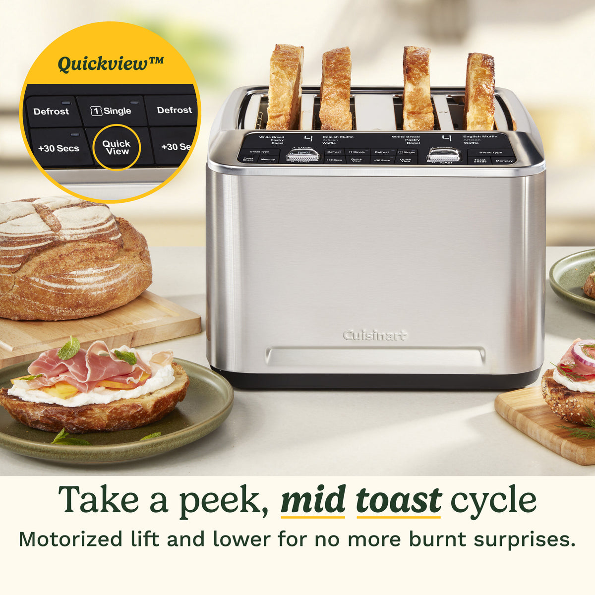 4-Slice Motorized Digital Toaster | Cuisinart Appliances