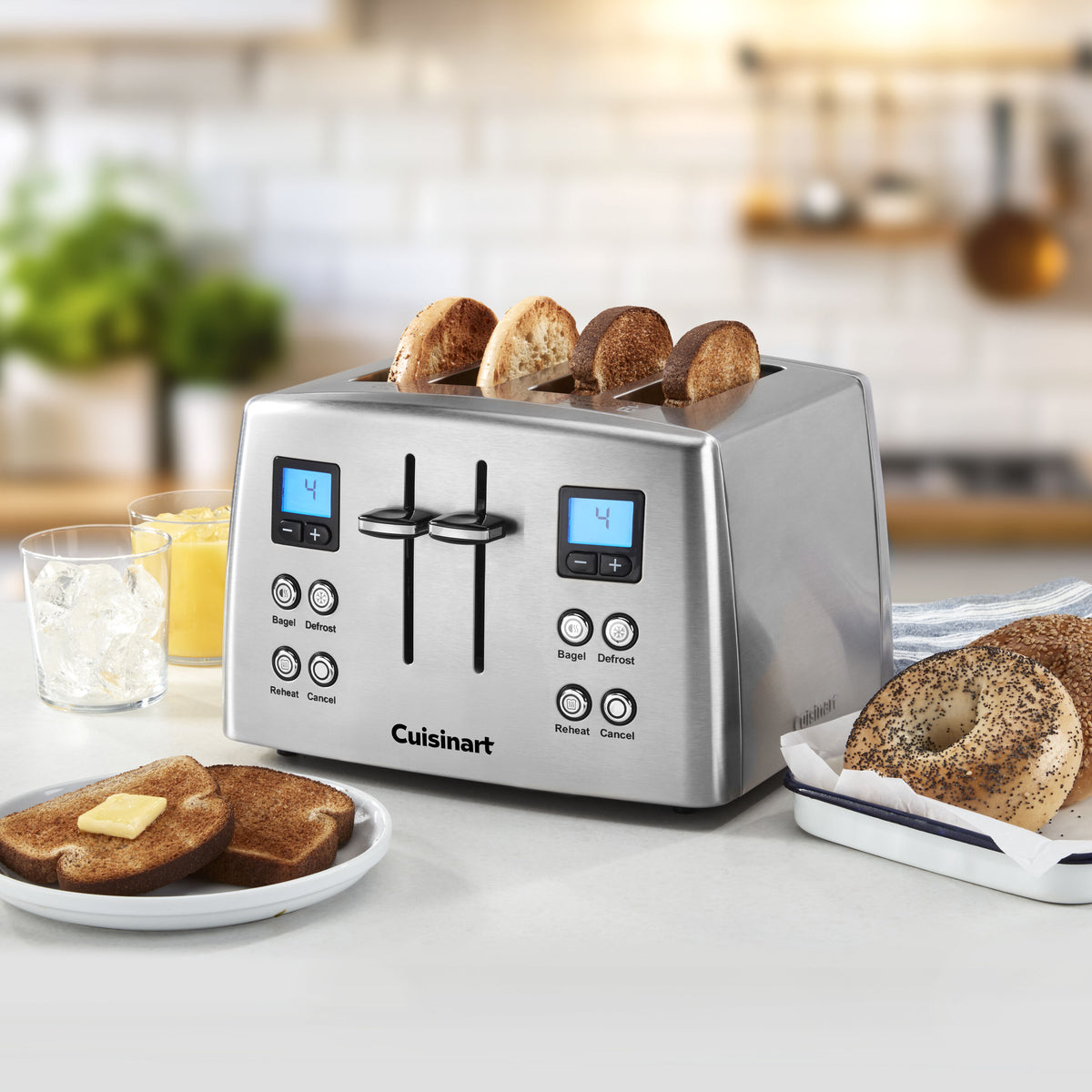 4 Slice Countdown Metal Toaster | Cuisinart Appliances