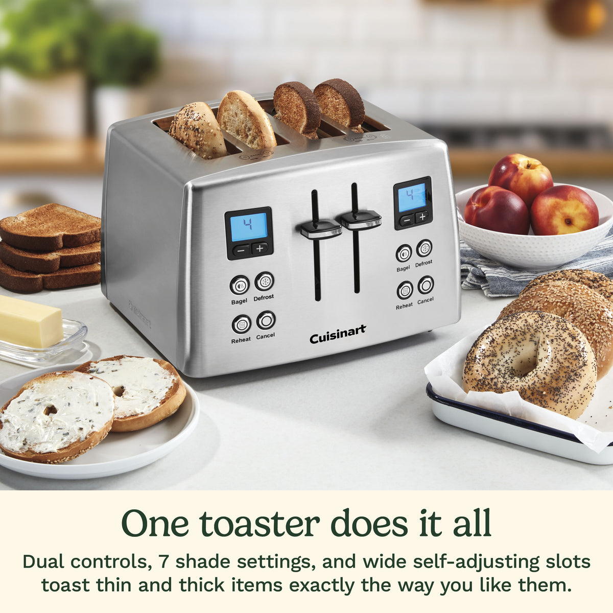 4 Slice Countdown Metal Toaster | Cuisinart Appliances