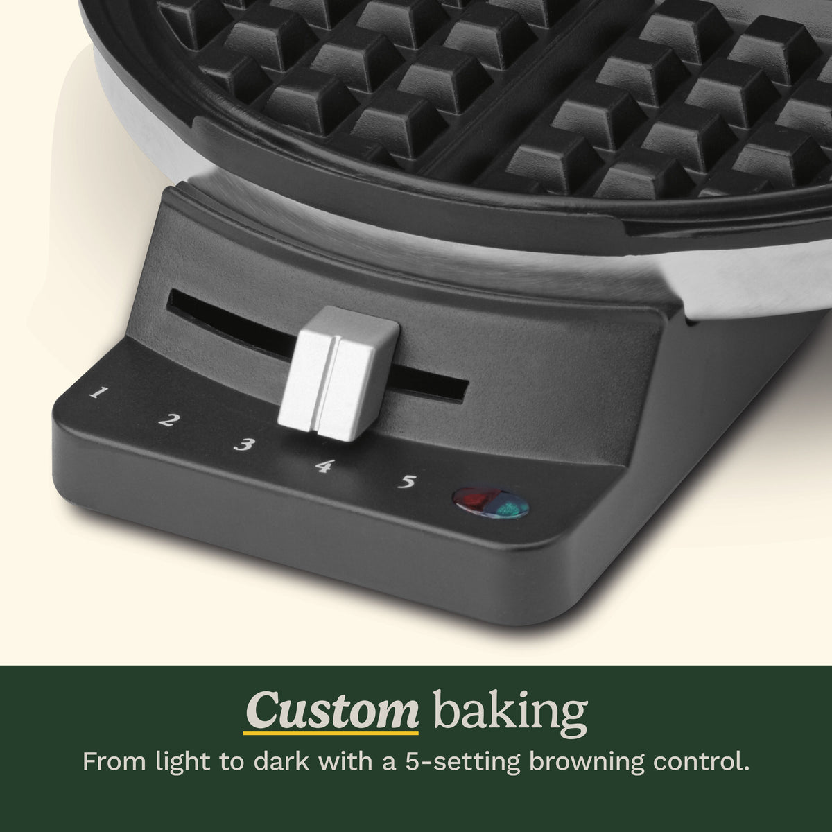 Round Classic Waffle Maker (WMR-CANAS) | Cuisinart Appliances