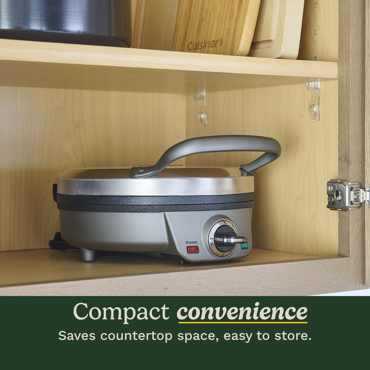 4 Slice Belgian Waffle Maker - Round | Cuisinart Appliances