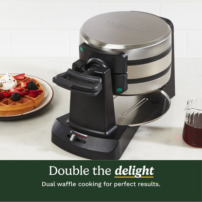 Double Flip Belgian Waffle Maker (WAF-F40NAS) | Cuisinart Appliances