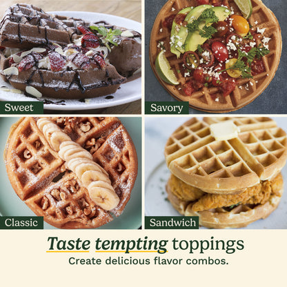 Double Flip Belgian Waffle Maker (WAF-F40NAS) | Cuisinart Appliances