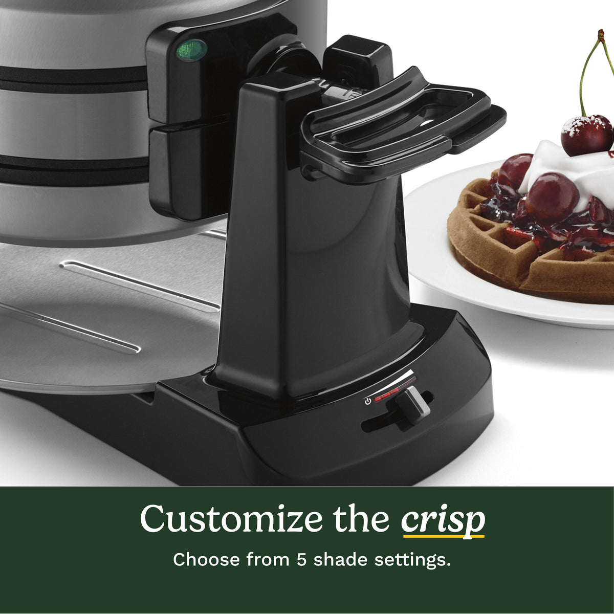 Double Flip Belgian Waffle Maker (WAF-F40NAS) | Cuisinart Appliances