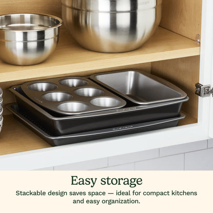 Chef's Confidence™ Stackable Ceramic Nonstick Bakeware | Cuisinart Bakeware