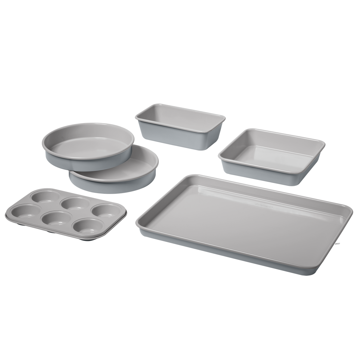6-Pc Culinary Collection Ceramic Nonstick Bakeware Set - Gorgeous Gray | Cuisinart Bakeware