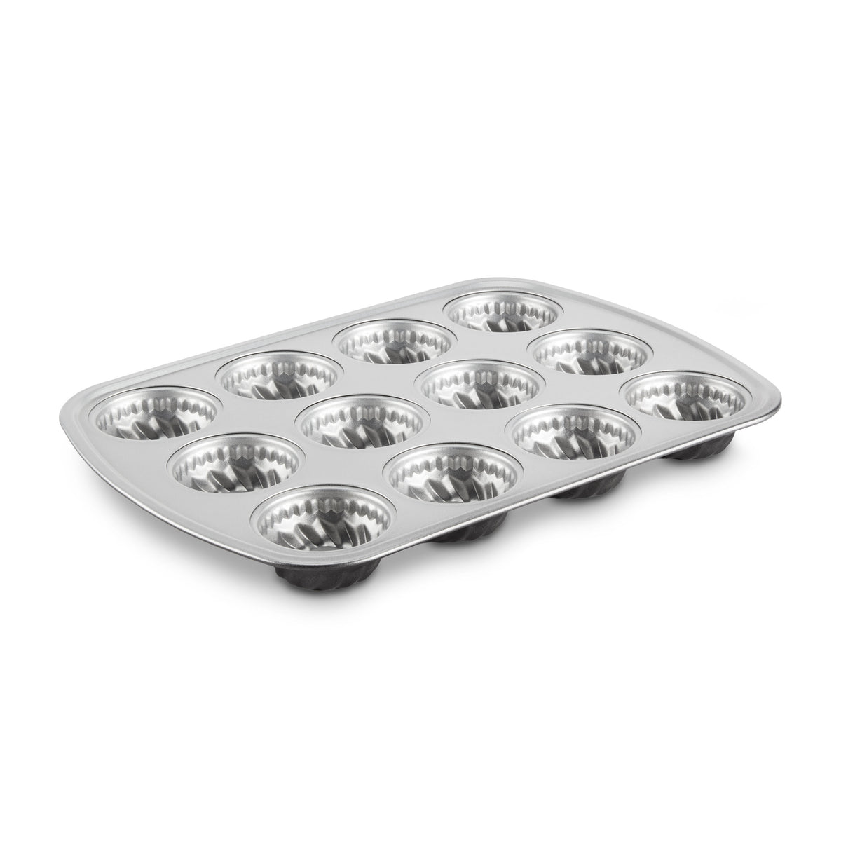 Chef's Classic™ Non-Stick 12-Cup Mini Fluted Cake Pan | Cuisinart Bakeware