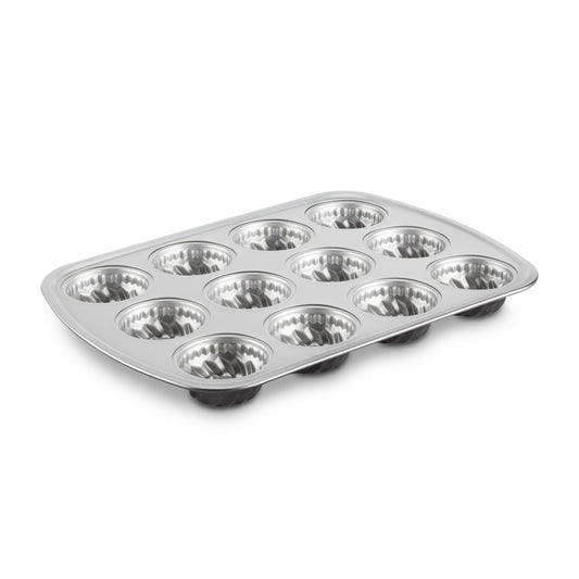 Chef's Classic™ Non-Stick 12-Cup Mini Fluted Cake Pan | Cuisinart Bakeware