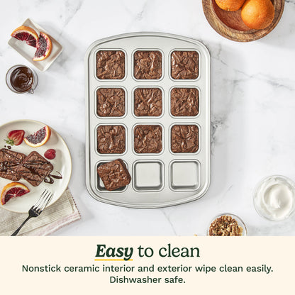 Chef's Classic™ Non-Stick 12-Cup Mini Brownie Pan | Cuisinart Bakeware