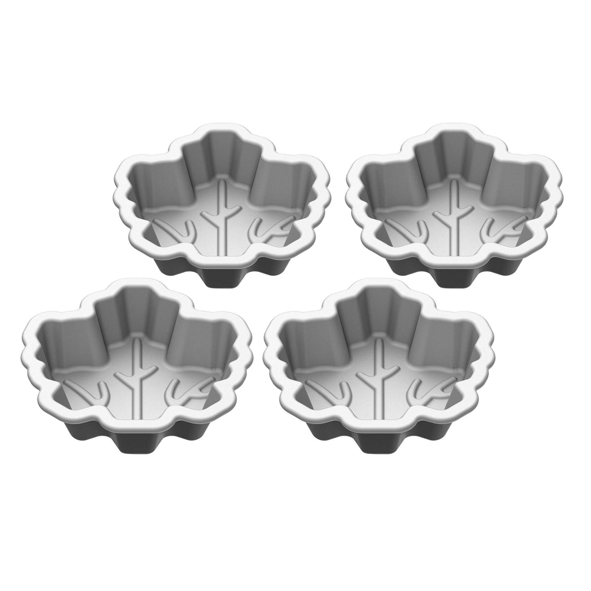 4 piece Mini Maple Leaf Set | Cuisinart Bakeware