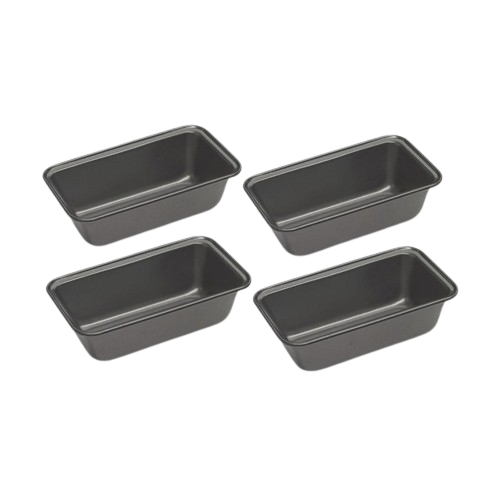 4-pc 5.5" x 2.5" Mini Loaf Pan Set | Cuisinart Bakeware