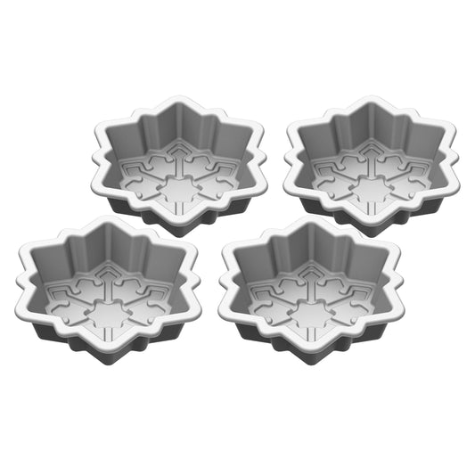 4 piece Mini Snowflake Set | Cuisinart Bakeware