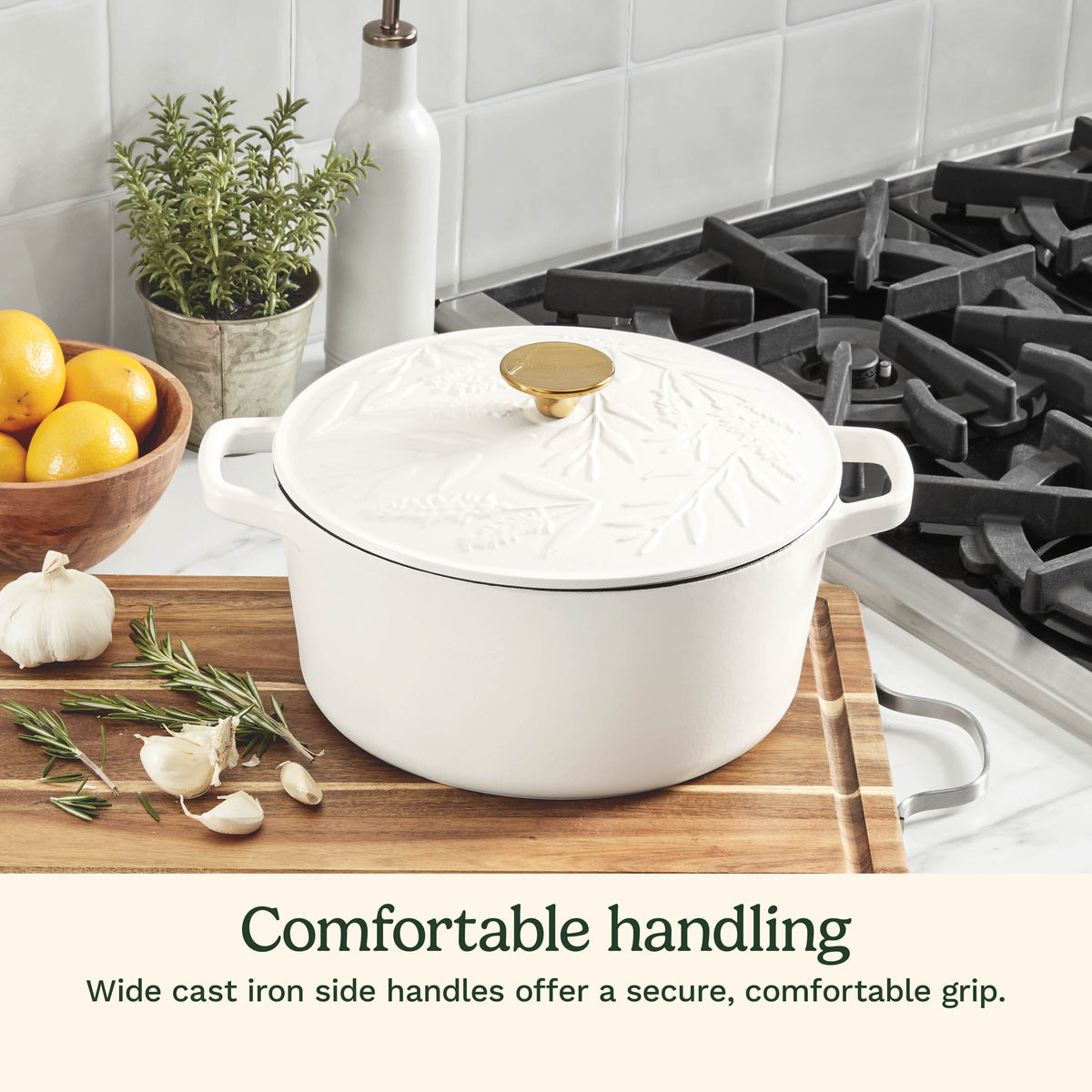 Earth & Essence 5 Qt. Casserole with Cover - Sage Design | Cuisinart Cookware