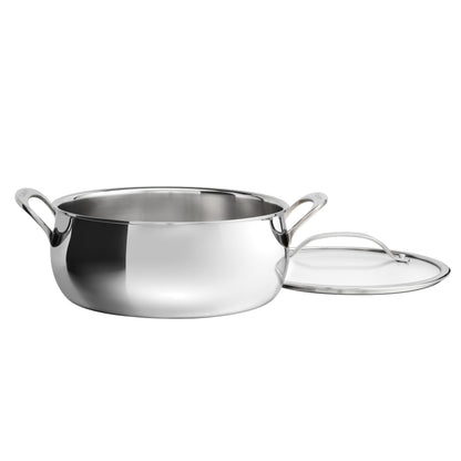 PureClad™ Triple-Ply 4.5 Qt. Stainless Steel Dutch Oven wth Cover | Cuisinart Cookware