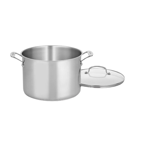 Chef's Classic™ Stainless 10 Quart Stockpot with Cover | Cuisinart Cookware