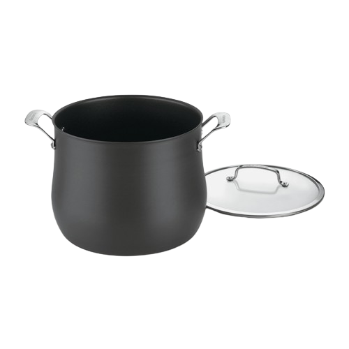 12 Qt. Ceramic Nonstick Hard Anodized Stockpot with Cover | Cuisinart Cookware