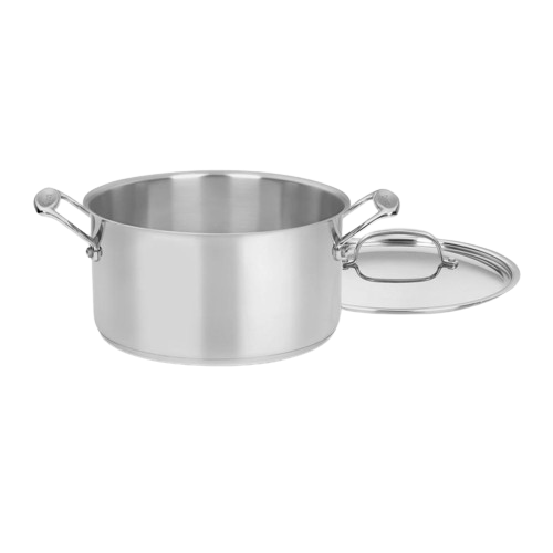 Chef's Classic™ Stainless 6 Quart Stockpot with Cover | Cuisinart Cookware