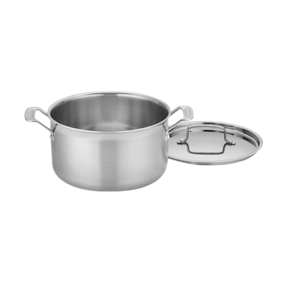 6 Qt. MultiClad Pro Triple-Ply Stainless Stockpot | Cuisinart Cookware