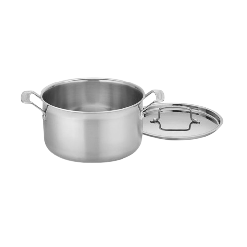 6 Qt. MultiClad Pro Triple-Ply Stainless Stockpot | Cuisinart Cookware