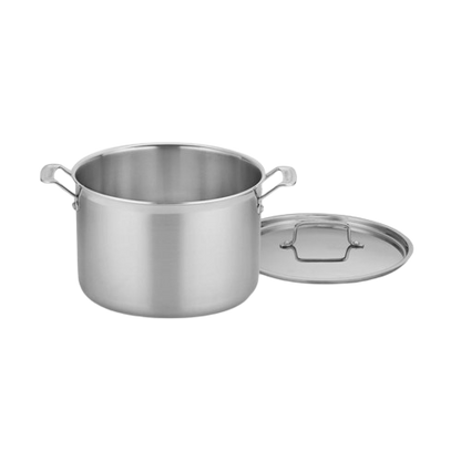 MultiClad Pro Triple Ply Stainless12 Quart Stockpot with Cover | Cuisinart Cookware