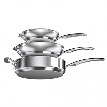 11-Pc SmartNest Stainless Steel Cookware Set | Cuisinart Cookware