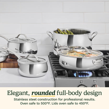 12-Pc PureClad™ Tri-Ply Stainless Cookware Set | Cuisinart Cookware