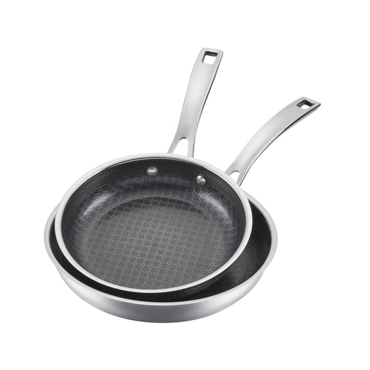 FusionPlus™ Hybrid Stainless Steel 2-Pk Skillets (8" & 10") | Cuisinart Cookware