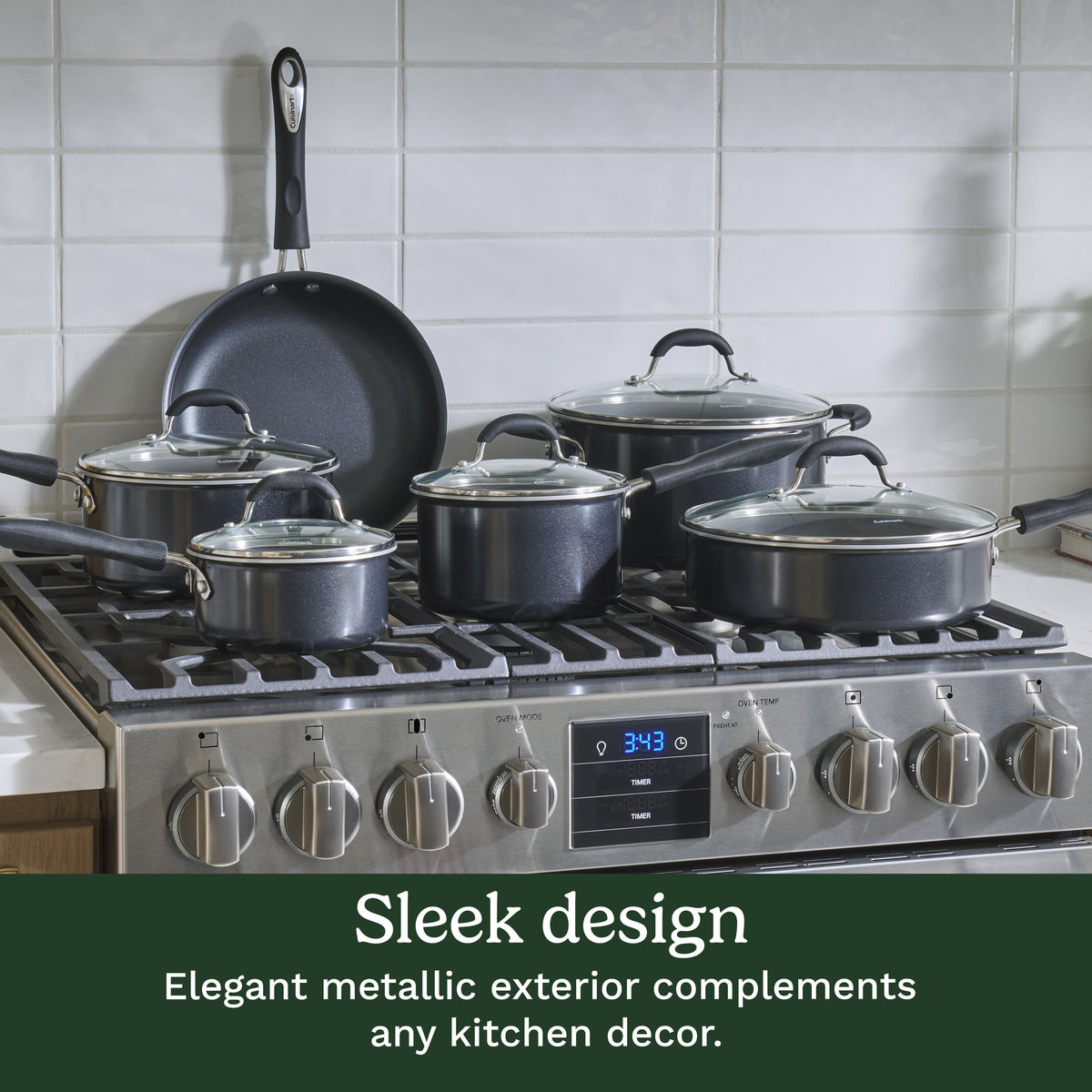 Advantage® 11 Piece Nonstick Cookware Set | Cuisinart Cookware