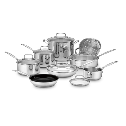 Chef's Classic™ Stainless 14 Piece Set | Cuisinart Cookware