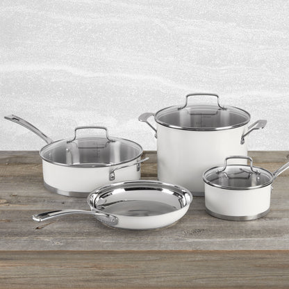 11 Piece Matte White Set | Cuisinart Cookware