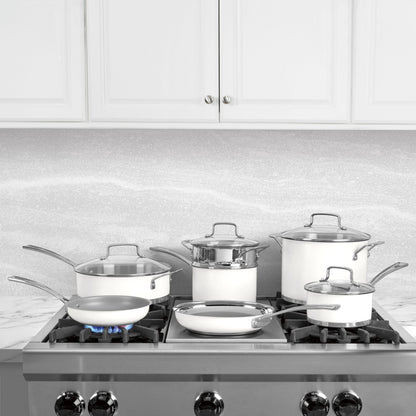 11 Piece Matte White Set | Cuisinart Cookware