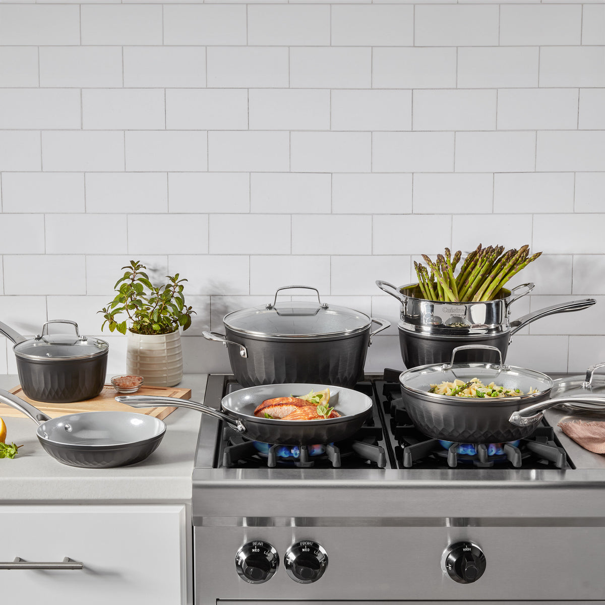 11-Pc Color Impressions Ceramic Nonstick Set | Cuisinart Cookware