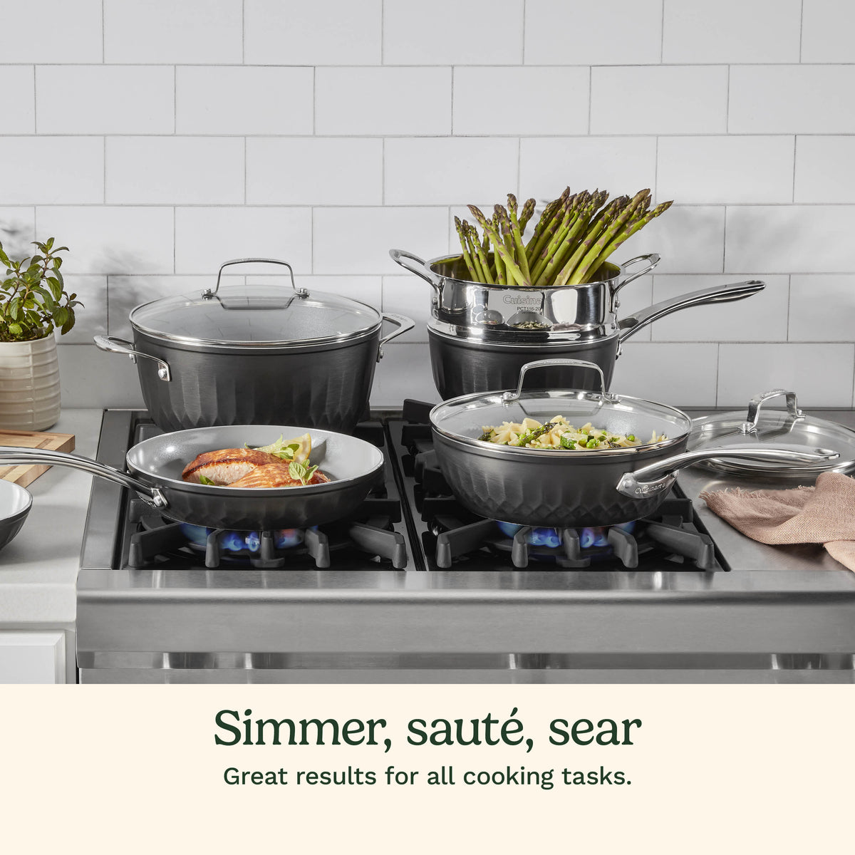 11-Pc Color Impressions Ceramic Nonstick Set | Cuisinart Cookware