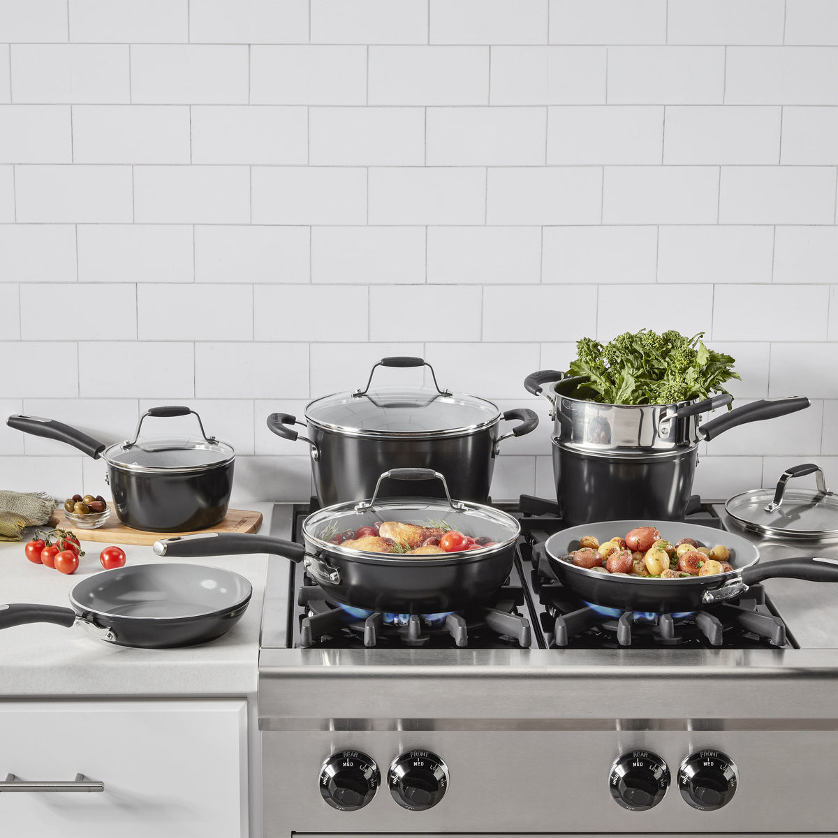 11-Pc Intermix™ Ceramic Nonstick Set | Cuisinart Cookware
