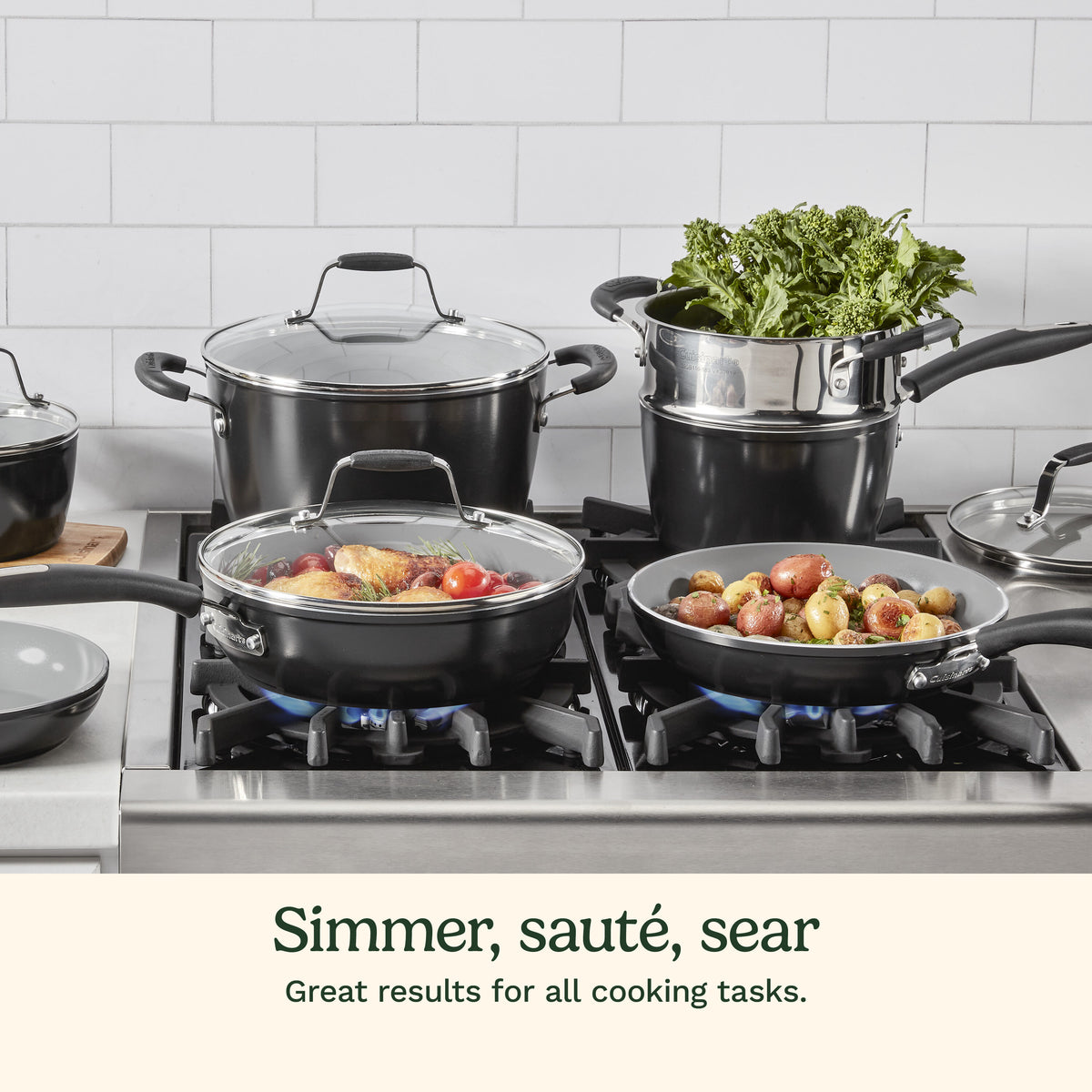 11-Pc Intermix™ Ceramic Nonstick Set | Cuisinart Cookware