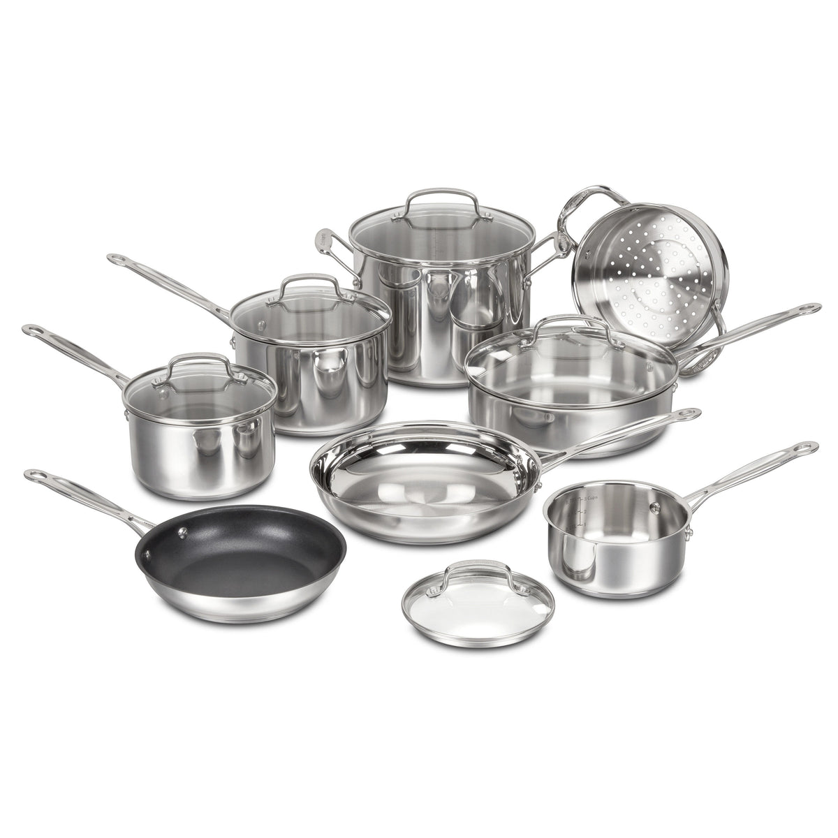 Chef's Classic™ Stainless Cookware 13-Piece Set | Cuisinart Cookware