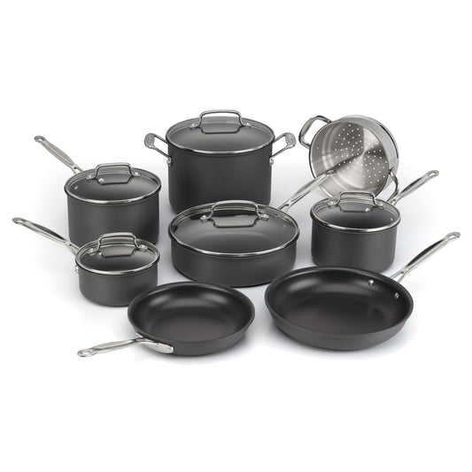 Chef's Classic™ Nonstick Hard Anodized Cookware 13 Piece Set | Cuisinart Cookware