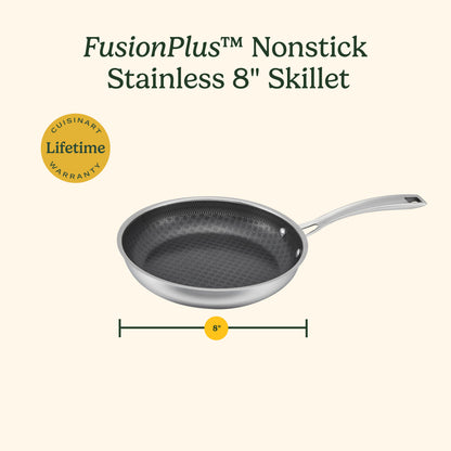 FusionPlus™ Hybrid Stainless Steel 8" Skillet | Cuisinart Cookware