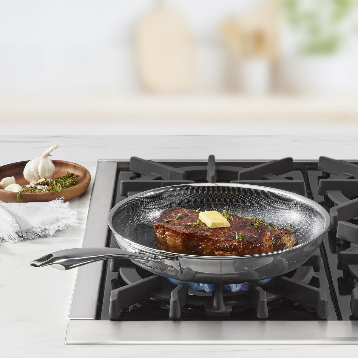 FusionElite+™ Nonstick Tri-Ply Stainless Steel 10" Skillet | Cuisinart Cookware