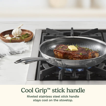 FusionElite+™ Nonstick Tri-Ply Stainless Steel 10" Skillet | Cuisinart Cookware