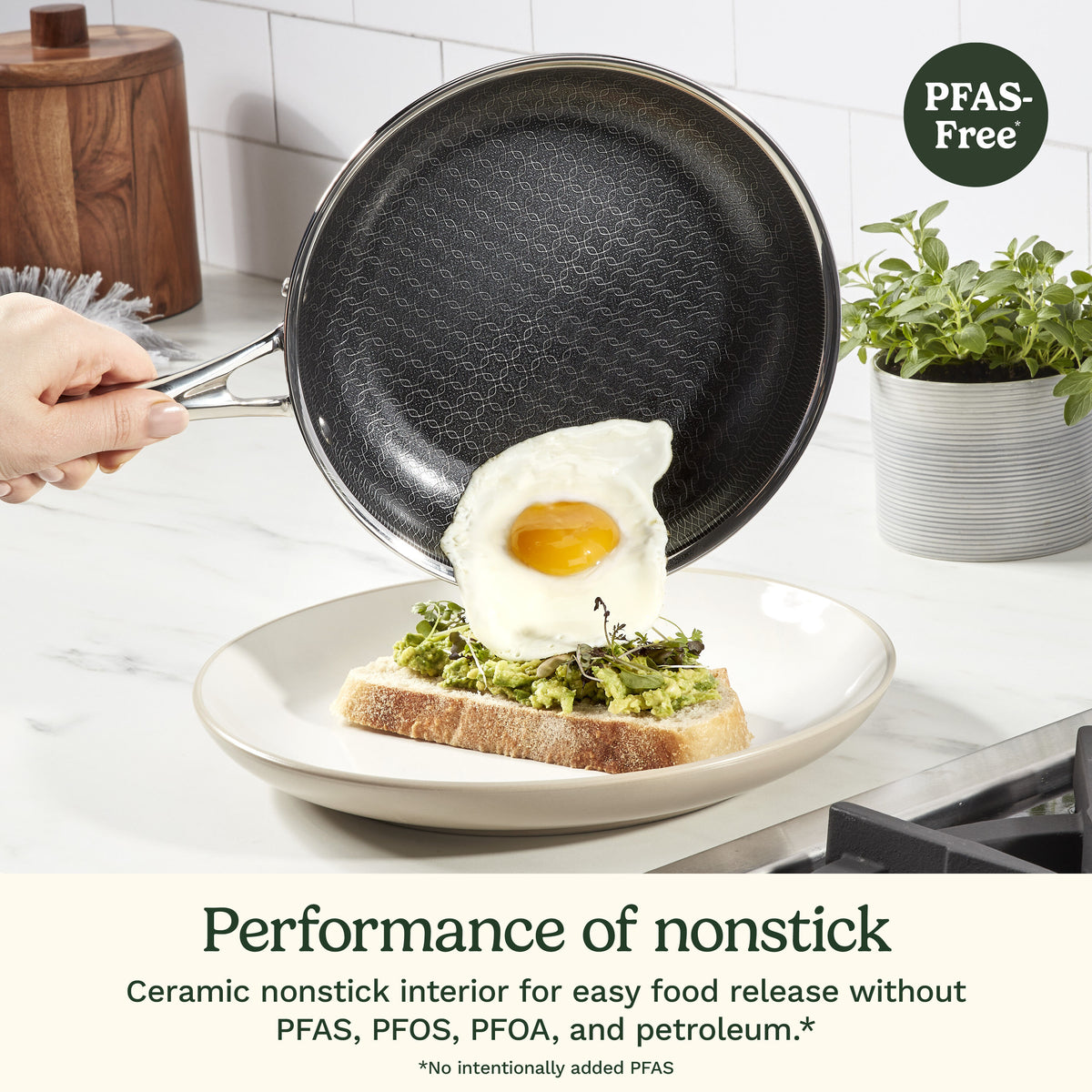 FusionElite+™ Nonstick Tri-Ply Stainless Steel 8" Skillet | Cuisinart Cookware