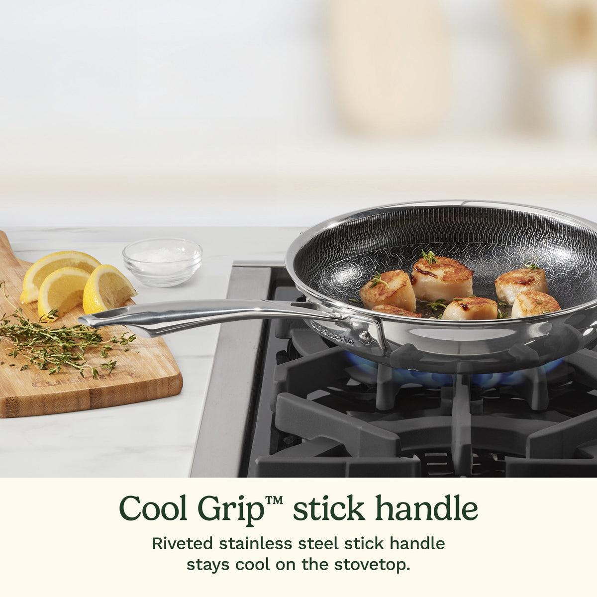 FusionElite+™ Nonstick Tri-Ply Stainless Steel 8" Skillet | Cuisinart Cookware