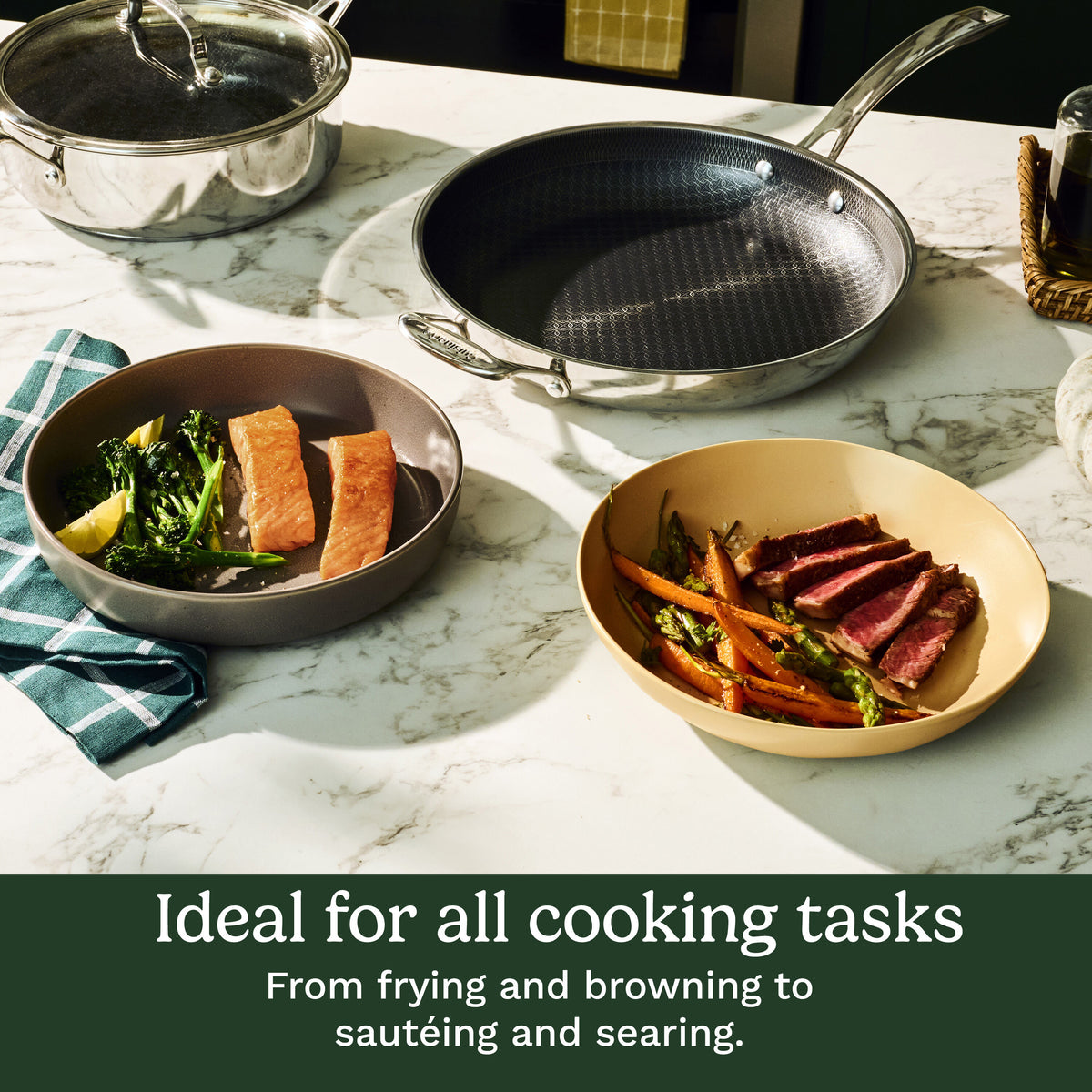 FusionPlus™ Stainless 12" Wok with Cover | $25 Off! | Cuisinart Cookware