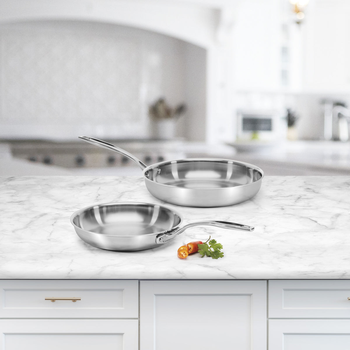 Custom-Clad 5-Ply 9" & 11" Fry Pan Set | Cuisinart Cookware