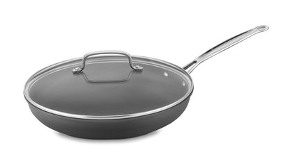 Chef’s Classic ™ Nonstick Hard Anodized 12” Skillet with Glass Cover | Cuisinart Cookware