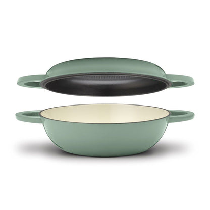 Chef's Classic™ Enameled 2-in-1 Cast Iron Multipurpose Set | Cuisinart Cookware