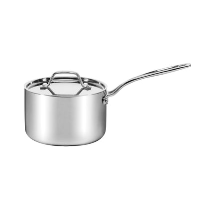 Custom-Clad 5-Ply 3 Qt. Saucepan with Cover | Cuisinart Cookware