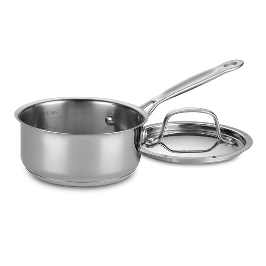 Chef's Classic™ Stainless 1 Qt. Saucepan with Cover | Cuisinart Cookware